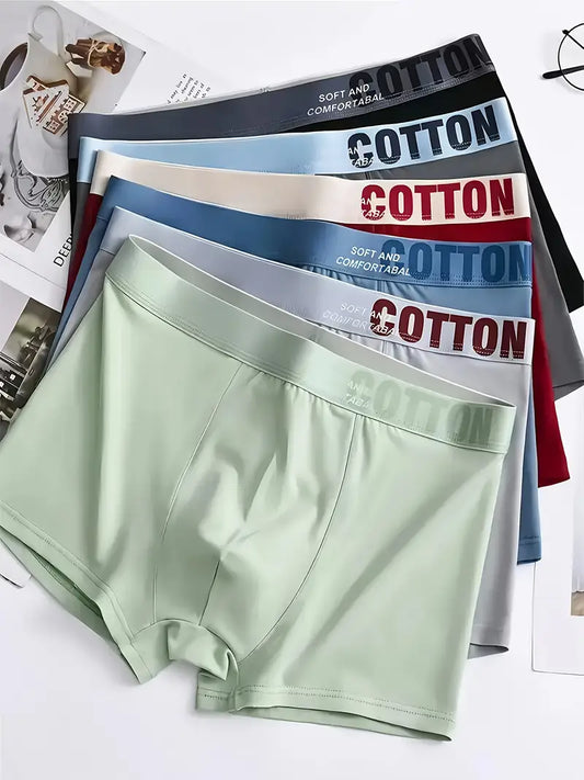 6-Pack Men'S Cotton Briefs, Men'S Shorts, Comfortable And Breathable